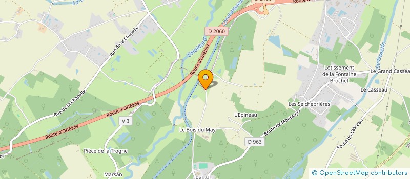localisation de l'entreprise MADAME SYLVIE BENARD à CHEVILLON-SUR-HUILLARD
