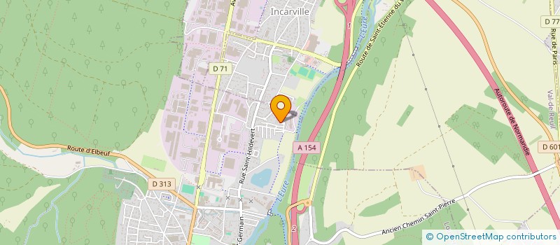 localisation de l'entreprise MADAME SYLVIE BENARD  LOUVIERS