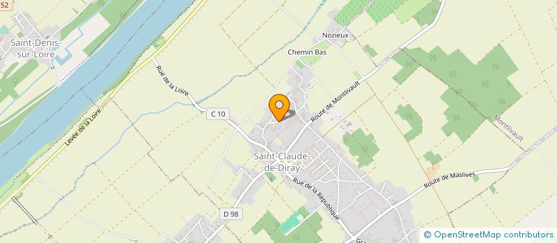 localisation de l'entreprise MADAME SYLVIE BENARDEAU  SAINT-CLAUDE-DE-DIRAY