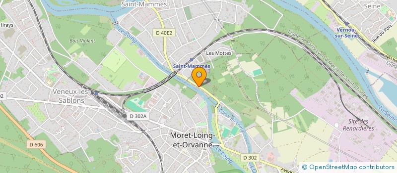 localisation de l'entreprise MADAME SYLVIE BENARDON  MORET-LOING-ET-ORVANNE