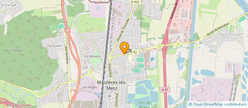 localisation de l'entreprise MADAME SYLVIE BENDJEDDOU  MAIZIERES-LES-METZ