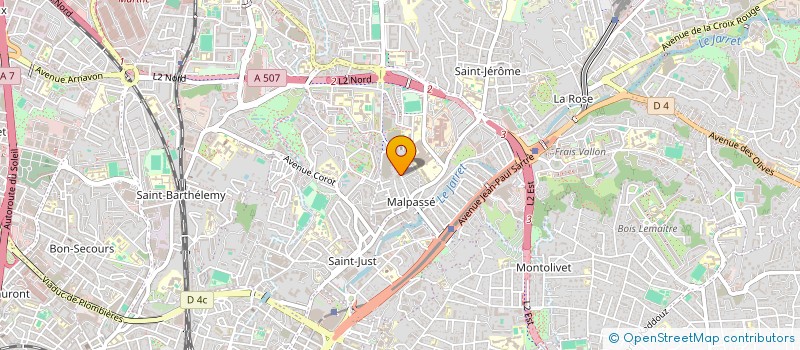 localisation de l'entreprise MADAME SYLVIE BENICHOU  MARSEILLE