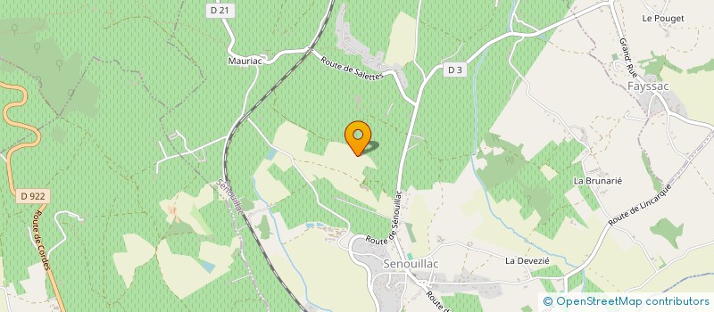 localisation de l'entreprise MADAME SYLVIE BENIMELIS  SENOUILLAC