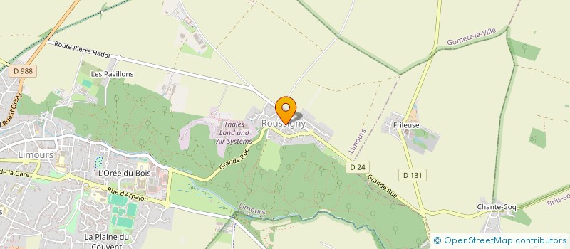 localisation de l'entreprise MADAME SYLVIE BENOIT  LIMOURS