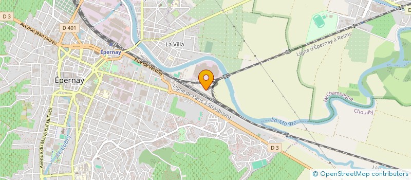 localisation de l'entreprise MADAME SYLVIE BERAT à EPERNAY