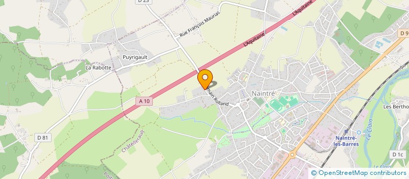 localisation de l'entreprise MADAME SYLVIE BERGE  NAINTRE