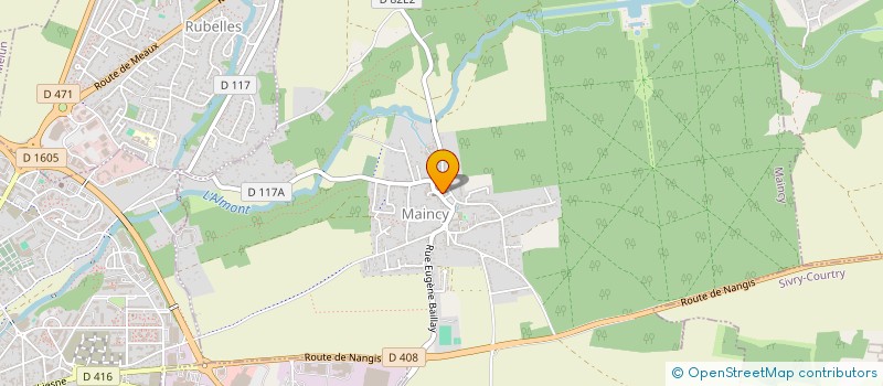 localisation de l'entreprise MADAME SYLVIE BERGERON  MAINCY