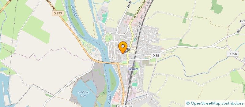 localisation de l'entreprise MADAME SYLVIE BERGEROT  SEURRE