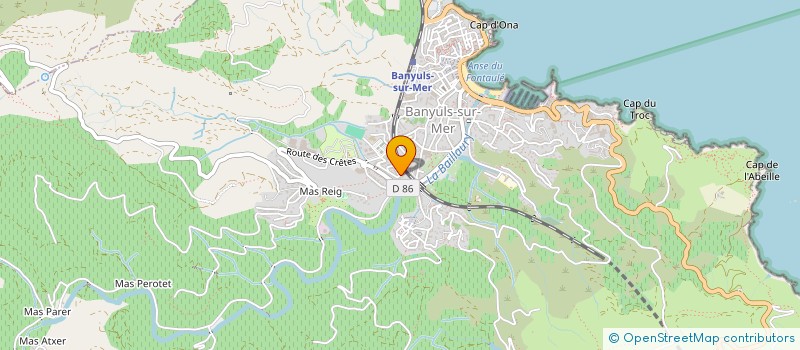 localisation de l'entreprise MADAME SYLVIE BERINGUIER  BANYULS-SUR-MER