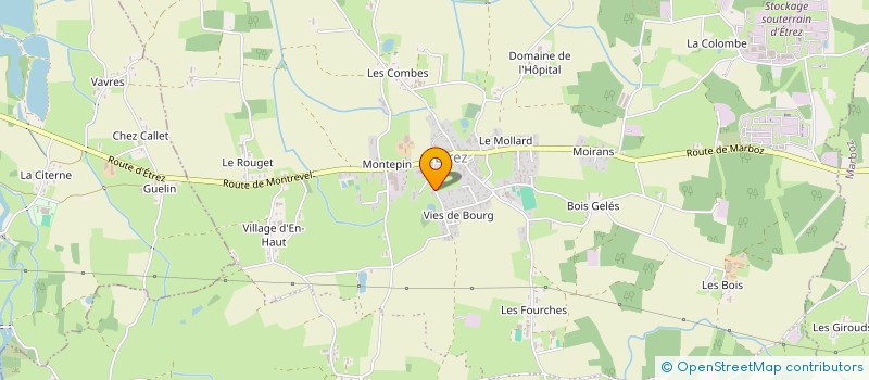 localisation de l'entreprise MADAME SYLVIE BERNARD à BRESSE VALLONS