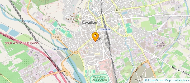 localisation de l'entreprise MADAME SYLVIE BERNARD  CAVAILLON