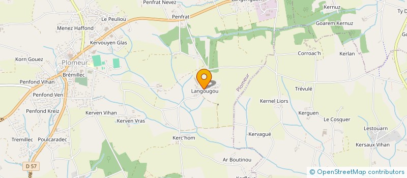 localisation de l'entreprise MADAME SYLVIE BERNARD  PLOMEUR