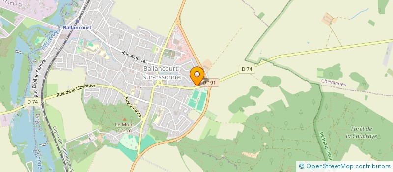 localisation de l'entreprise MADAME SYLVIE BERNARD  BALLANCOURT-SUR-ESSONNE