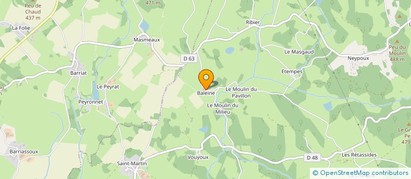 localisation de l'entreprise MADAME SYLVIE BERNARD à SAINT-VAURY