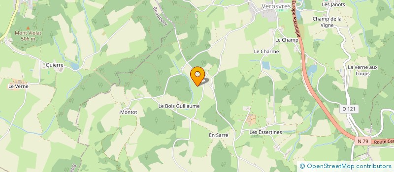 localisation de l'entreprise MADAME SYLVIE BERNARD à SAINT-BONNET-DE-JOUX