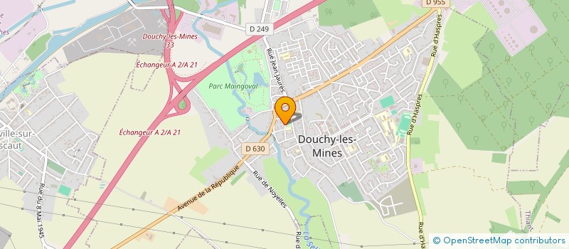 localisation de l'entreprise MADAME SYLVIE BERNARD à DOUCHY-LES-MINES