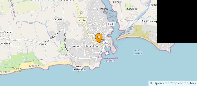 localisation de l'entreprise MADAME SYLVIE BERNIGAUD à PLOBANNALEC-LESCONIL