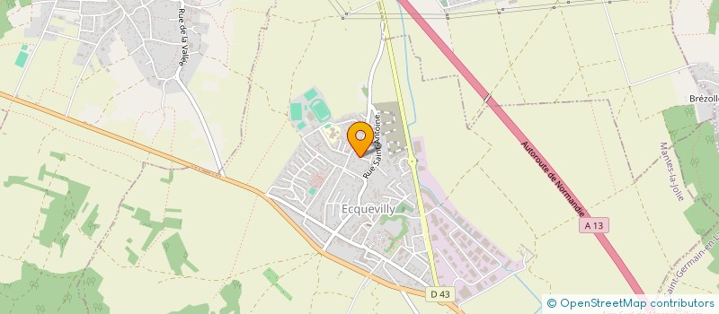 localisation de l'entreprise MADAME SYLVIE BERNOT  ECQUEVILLY