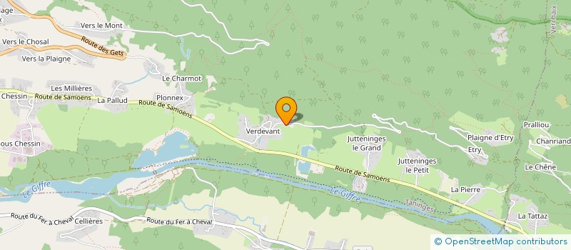 localisation de l'entreprise MADAME SYLVIE BERRUYER  TANINGES