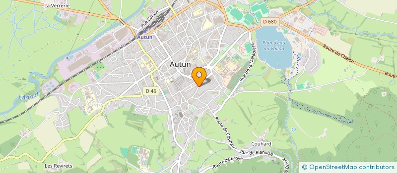 localisation de l'entreprise MADAME SYLVIE BERTIN à AUTUN
