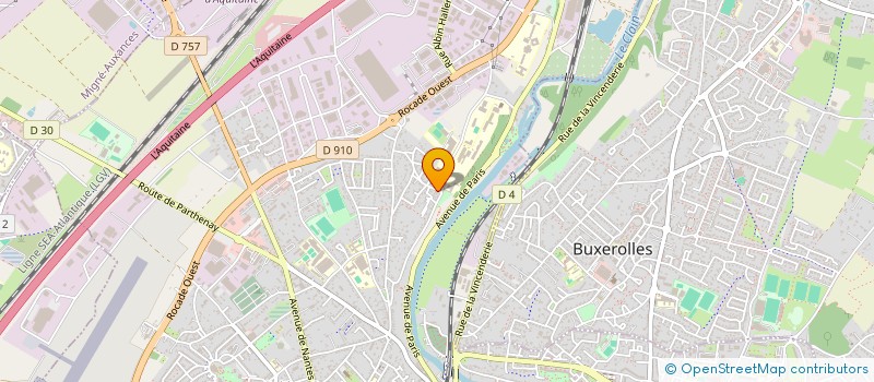 localisation de l'entreprise MADAME SYLVIE BERTIN à POITIERS