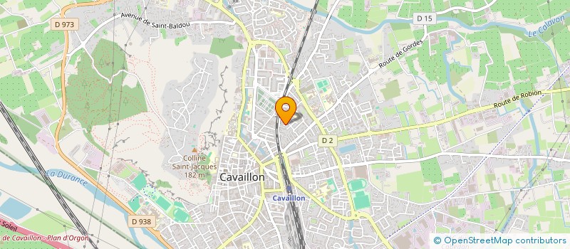 localisation de l'entreprise MADAME SYLVIE BERTRAND  CAVAILLON