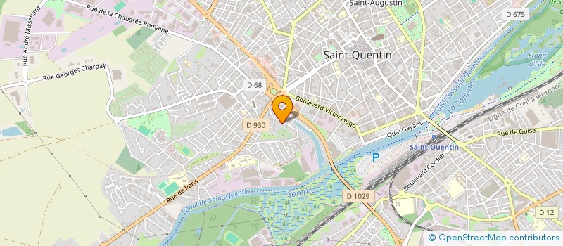 localisation de l'entreprise MADAME SYLVIE BESANCON à SAINT-QUENTIN