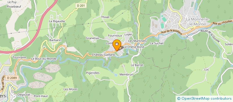 localisation de l'entreprise MADAME SYLVIE BESCOND  THIERS