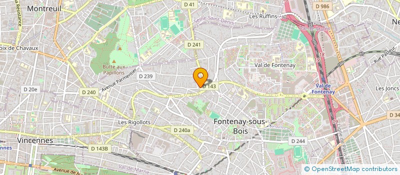 localisation de l'entreprise MADAME SYLVIE BESSARD à FONTENAY-SOUS-BOIS