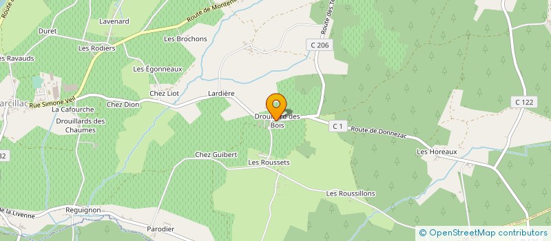 localisation de l'entreprise MADAME SYLVIE BESSAT  VAL-DE-LIVENNE