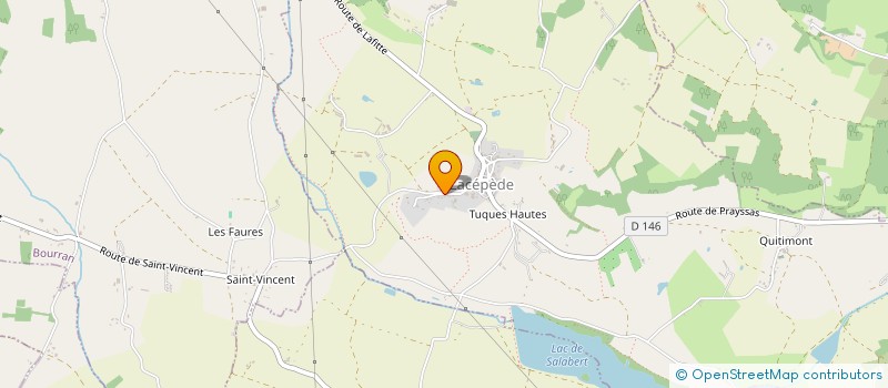 localisation de l'entreprise MADAME SYLVIE BESSERER  LACEPEDE