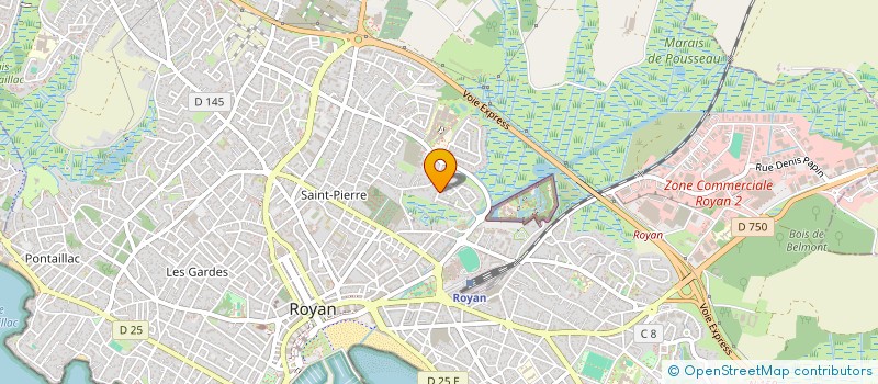 localisation de l'entreprise MADAME SYLVIE BETOULLE  ROYAN