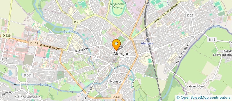 localisation de l'entreprise MADAME SYLVIE BEUNARD à ALENCON