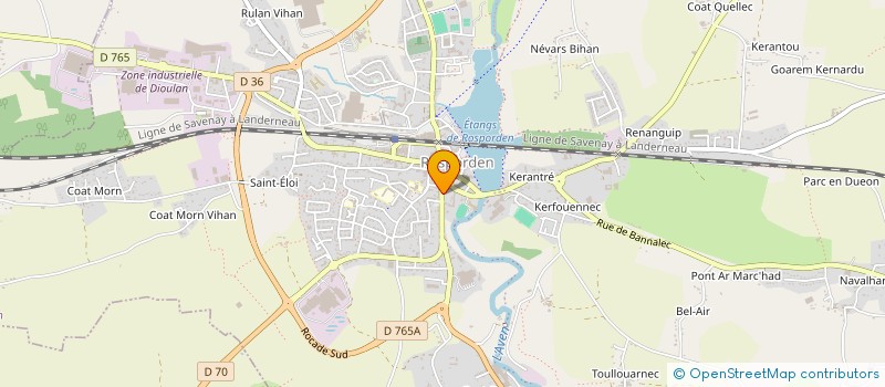 localisation de l'entreprise MADAME SYLVIE BEYER à ROSPORDEN