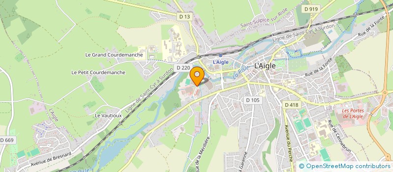 localisation de l'entreprise MADAME SYLVIE BIANCHI à SAINT-SULPICE-SUR-RISLE