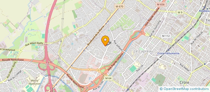 localisation de l'entreprise MADAME SYLVIE BIANCHI  WASQUEHAL