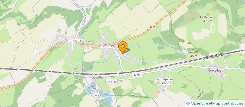 localisation de l'entreprise MADAME SYLVIE BIDERMANN  SAULNOT