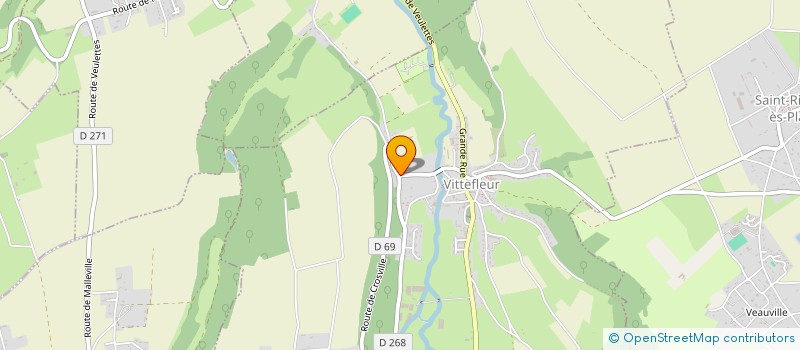 localisation de l'entreprise MADAME SYLVIE BILLAUX  VITTEFLEUR