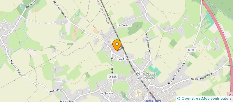 localisation de l'entreprise MADAME SYLVIE BILOT  TEMPLEUVE-EN-PEVELE