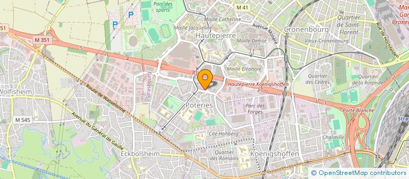 localisation de l'entreprise MADAME SYLVIE BISSER à STRASBOURG