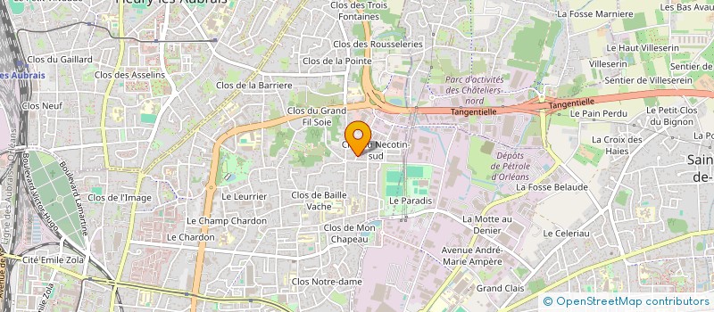 localisation de l'entreprise MADAME SYLVIE BISSIRIEX à ORLEANS