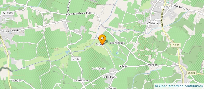 localisation de l'entreprise MADAME SYLVIE BITAUBE à SAINT-CIERS-DE-CANESSE