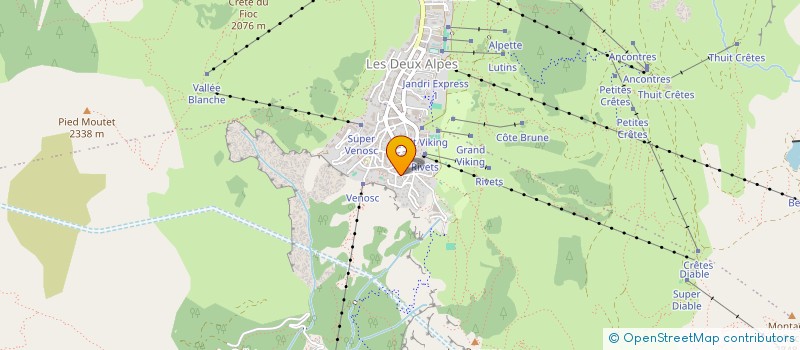 localisation de l'entreprise MADAME SYLVIE BLAIS à LES DEUX ALPES