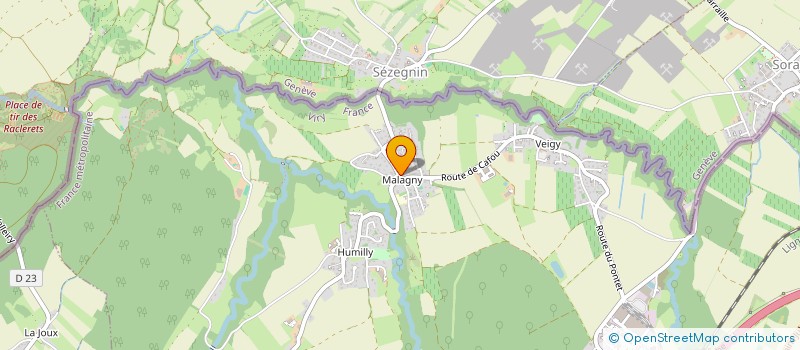 localisation de l'entreprise MADAME SYLVIE BLANC  VIRY