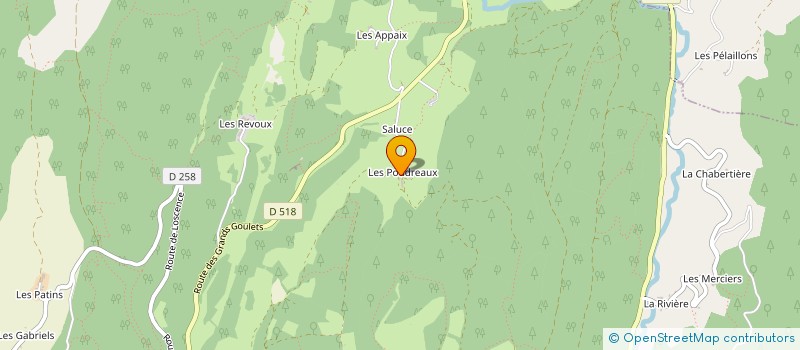 localisation de l'entreprise MADAME SYLVIE BLANC  LA CHAPELLE-EN-VERCORS