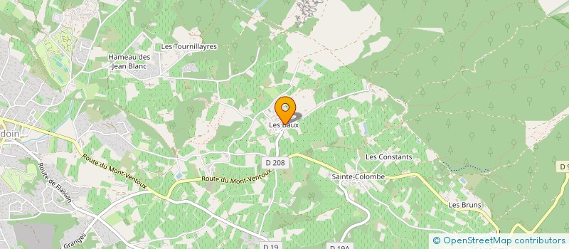 localisation de l'entreprise MADAME SYLVIE BLANC  BEDOIN