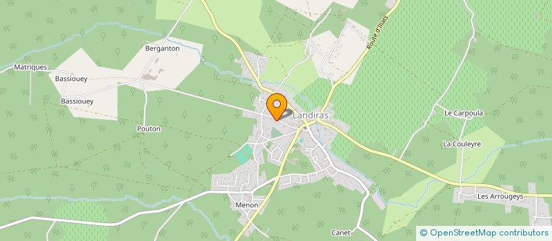 localisation de l'entreprise MADAME SYLVIE BLANCAN  LANDIRAS