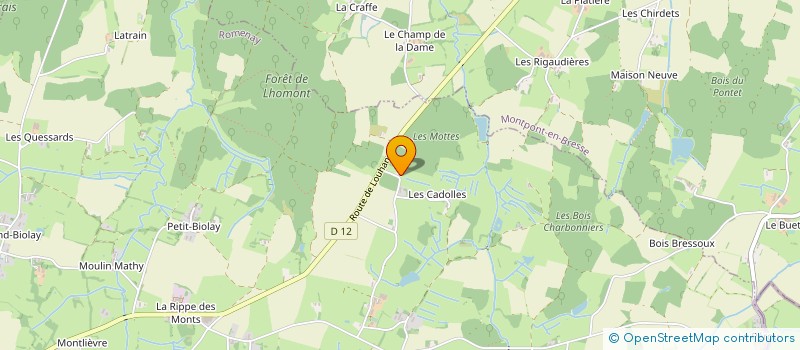 localisation de l'entreprise MADAME SYLVIE BLANCHARD  ROMENAY