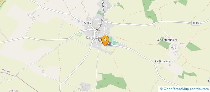 localisation de l'entreprise MADAME SYLVIE BLANCHE  SAINT-SAUVANT