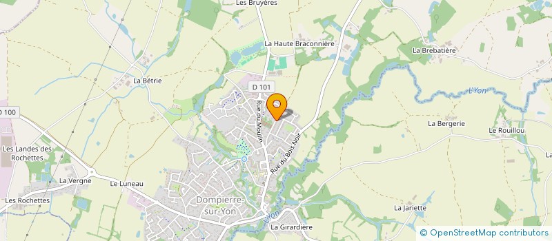 localisation de l'entreprise MADAME SYLVIE BLANCHET à DOMPIERRE-SUR-YON